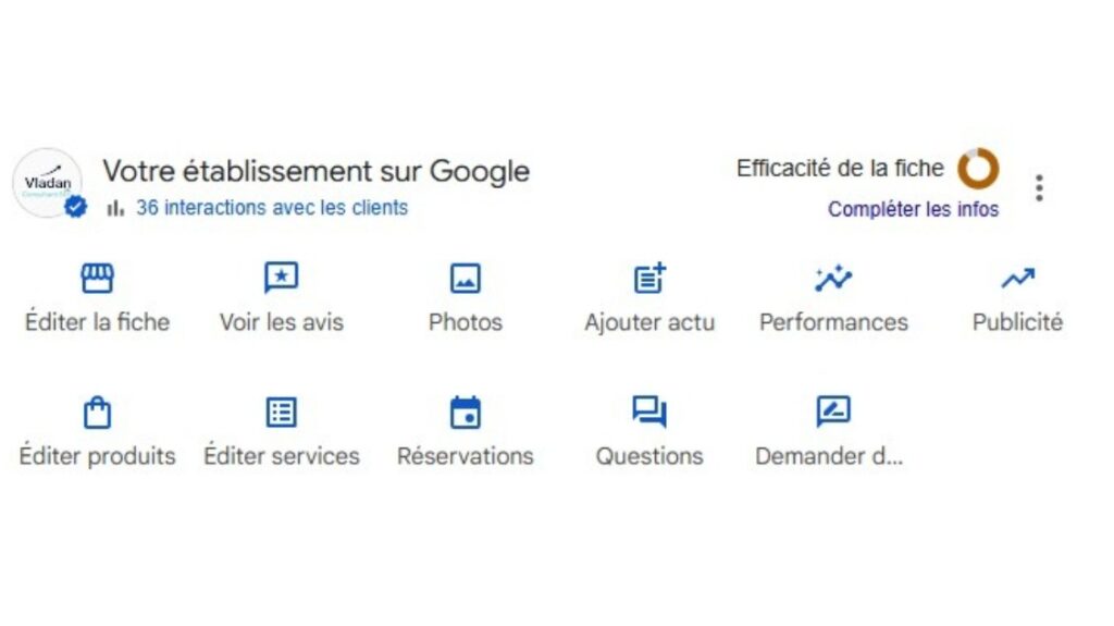 fiche établissement dans google business profile. Comment remplir sa fiche Google Entreprise Vladan Jankovic consultant SEO Noisy le grand