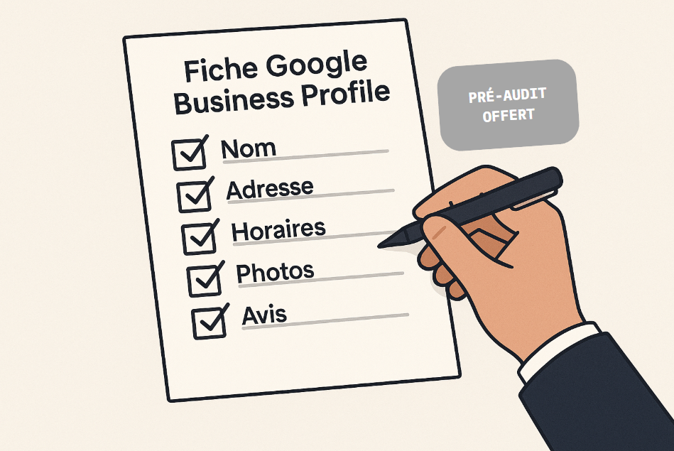 Comment remplir sa fiche Google Entreprise checklist. Vladan Jankovic Consultant SEO Noisy le grand.